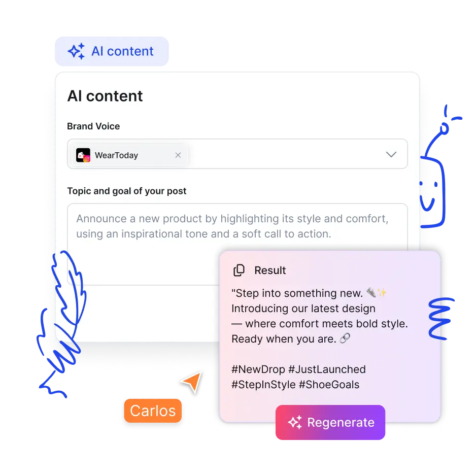 AI made for social media managers.