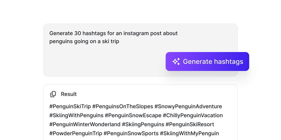 AI Hashtags Generator