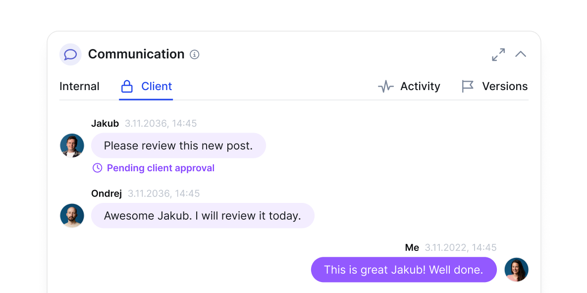 Happy team collaboration.