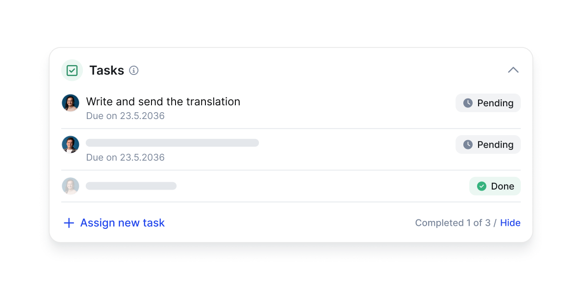 Task delegation made easy.
